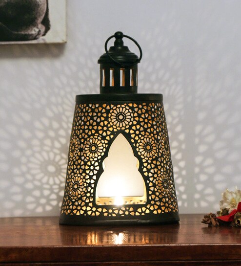 Buy Gold Metal Candle Holder By Home Online Hanging Candle