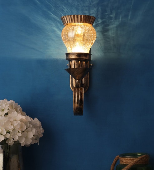 Gold Metal Wall Light