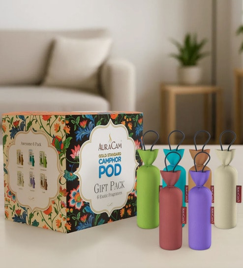 Gold Standard Camphor POD Air Freshener Gift Pack 6