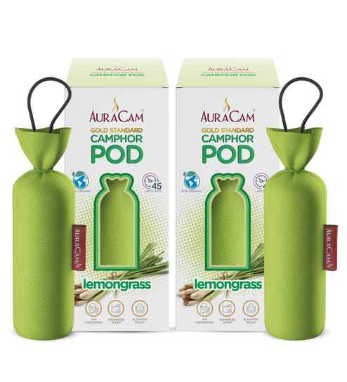 Gold Standard Camphor Pod Cone (Lemongrass) - Set of 2