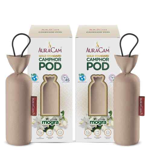 Gold Standard Camphor Pod Cone (Mogra) - Set of 2
