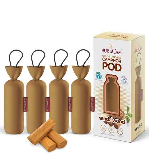 Gold Standard Camphor Pod Cone (Sandalwood) - Set of 4