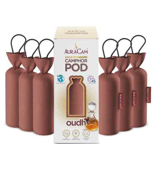 Gold Standard Camphor Pod Cone Oudh- Set of 6