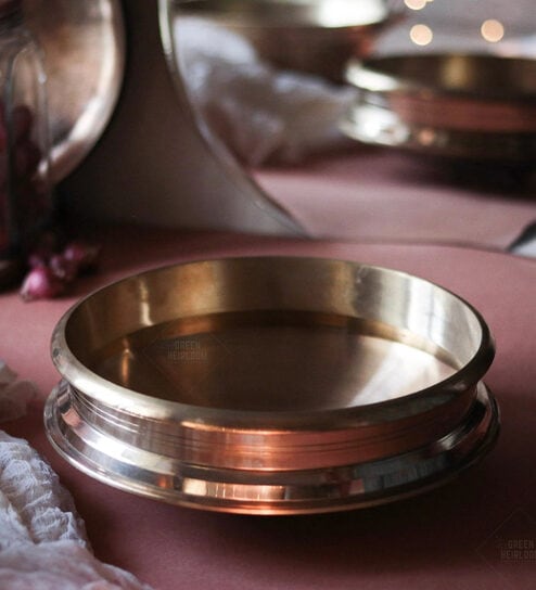Johan 1 Ltr Induction Friendly Gold Stainless Steel Cooking Pot