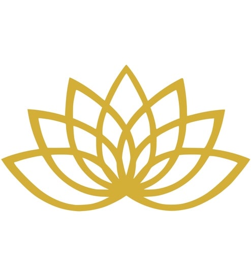 Golden Lotus Metal Art