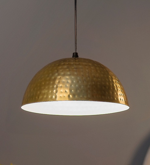 Vigo Gold Metal Hanging Light