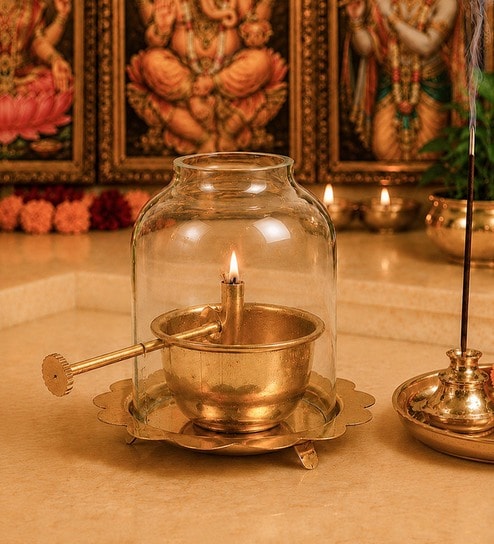 Golden Premium Akhand Jyoti Diya 170ml