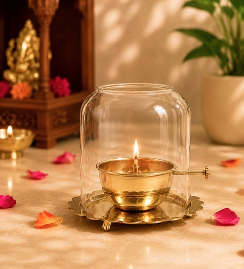 Golden Premium Akhand Jyoti Diya 200ml