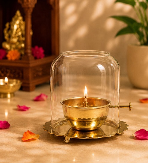 Golden Premium Akhand Jyoti Diya 250ml