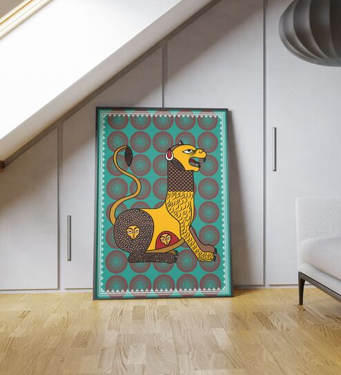 Gond Printed Canvas Wall Art