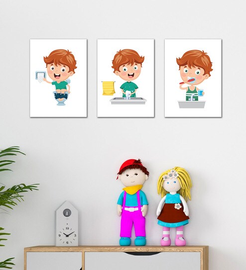 Buy Good Habits Kids Wall Panels By Wen Online Kids Wall Art