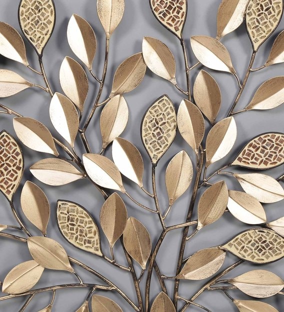 Buy Gold Metal Decorative Wall Art by Global Glory Online Floral