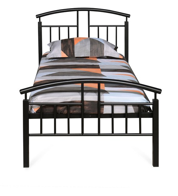 Buy Golf Single Bed In Black Finish By Nilkamal Online Modern Single Beds Beds Furniture Pepperfry Product