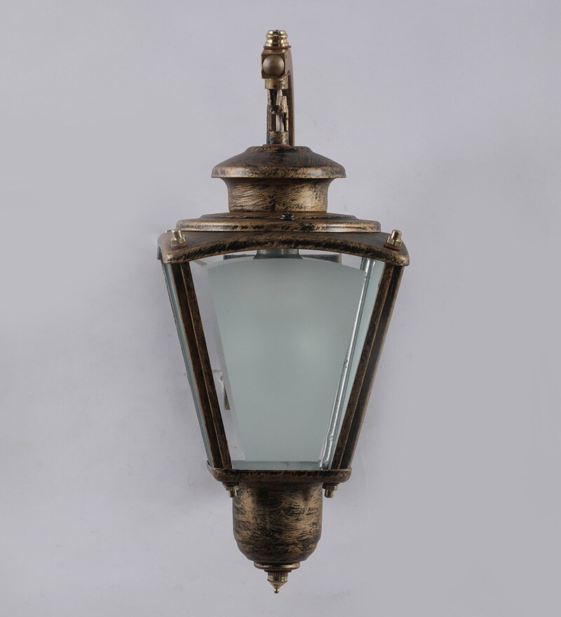 Buy Gold Metal Outdoor Wall Light By Learc Designer Lighting Online