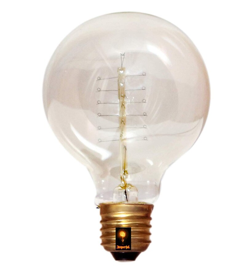Buy G80 Gold E27 40 Watts Filament Bulb By Imperial Glass Emporium