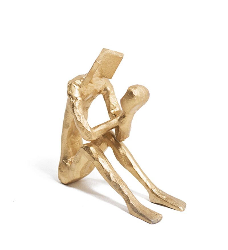 Buy Gold Metal Sculpture by Casa Decor Online Animal Figurines