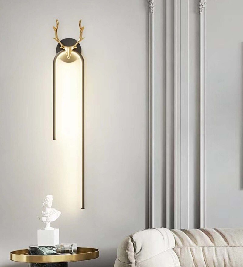 Buy Parador Gold Metal Wall Light By Smartway Lighting Online