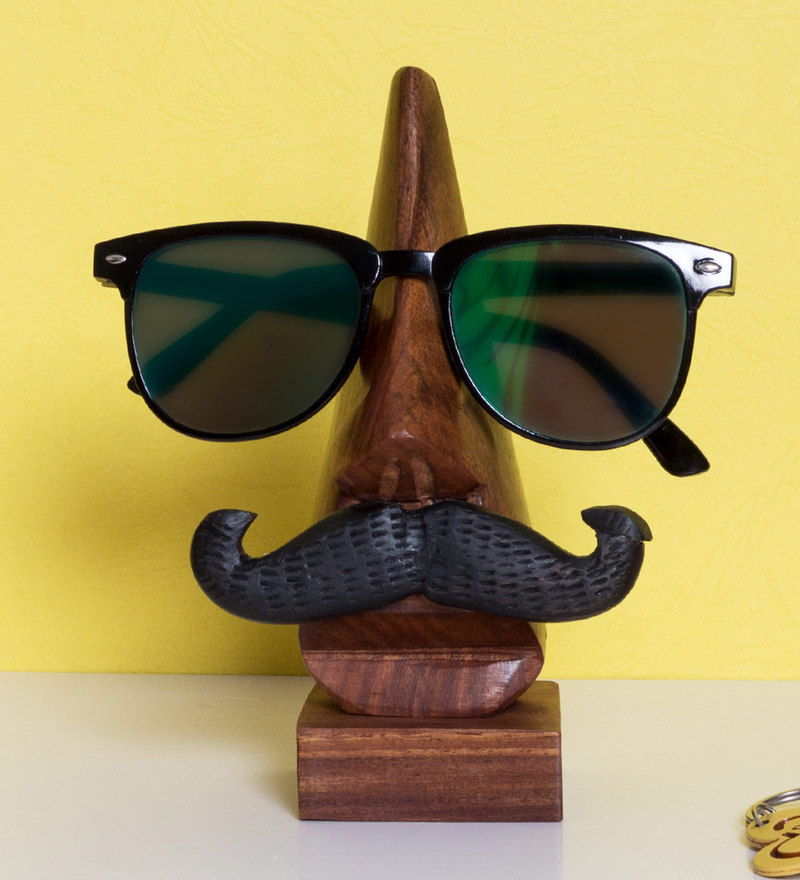 mustache glasses holder