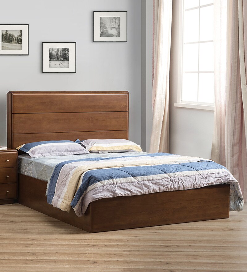 Buy Gordon King Size Bed with Storage by Durian Online Contemporary