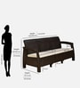 Goa Sofa Set With Cushion (3+1+1 Seater) In Grey Colour Goa Sofa Set With Cushion (3+1+1 Seater) In Grey Colour