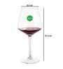 Goblet Set of 6 Crystal Lead Free Glass 460ml Wine Glasses