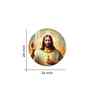 God Jesus Modern Acrylic Round Wall Art