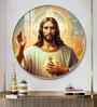 God Jesus Modern Acrylic Round Wall Art