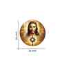 God Jesus Acrylic Round Wall Art