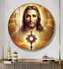 God Jesus Acrylic Round Wall Art