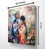 God Radha Krishna Canvas Painting