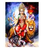 Goddess Durga Toughened Glass Art Print