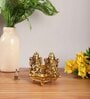 Goddess Leaf  Gold Aluminium Diya