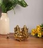 Goddess Leaf  Gold Aluminium Diya