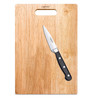 Godrej Cartini Stainless Steel Paring Knife with Rubberwood Chopping Board