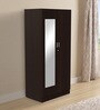 Genesys 2 Door Wardrobe in Cold Rain Finish with Mirror