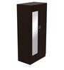 Genesys 2 Door Wardrobe in Cold Rain Finish with Mirror