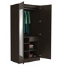 Genesys 2 Door Wardrobe in Cold Rain Finish with Mirror