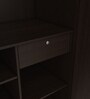 Genesys 2 Door Wardrobe in Cold Rain Finish with Mirror