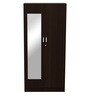 Genesys 2 Door Wardrobe in Cold Rain Finish with Mirror