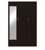 Genesys 3 Door Wardrobe with Mirror in Cola Rain