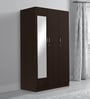 Genesys 3 Door Wardrobe with Mirror in Cola Rain