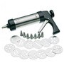Plastic Cookie Press Gun- Set of 22