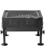 Table Top Lightweight Barbeque Grill with Stand & pack of 12 skewers