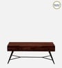 Goines Sheesham Wood Coffee Table in Scratch Resistant Honey Oak Finish