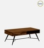 Goines Sheesham Wood Coffee Table in Scratch Resistant Provincial Teak Finish