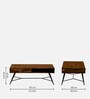 Goines Sheesham Wood Coffee Table in Scratch Resistant Provincial Teak Finish