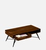 Goines Sheesham Wood Coffee Table in Scratch Resistant Provincial Teak Finish