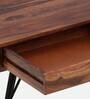 Goines Sheesham Wood Coffee Table in Scratch Resistant Rustic Teak Finish