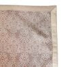 Gold & Beige Floral Brocade (Set of 6) Placemat With Napkins