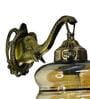 Gold & Black B22 holder Metal & Glass Uplight Wall Scone